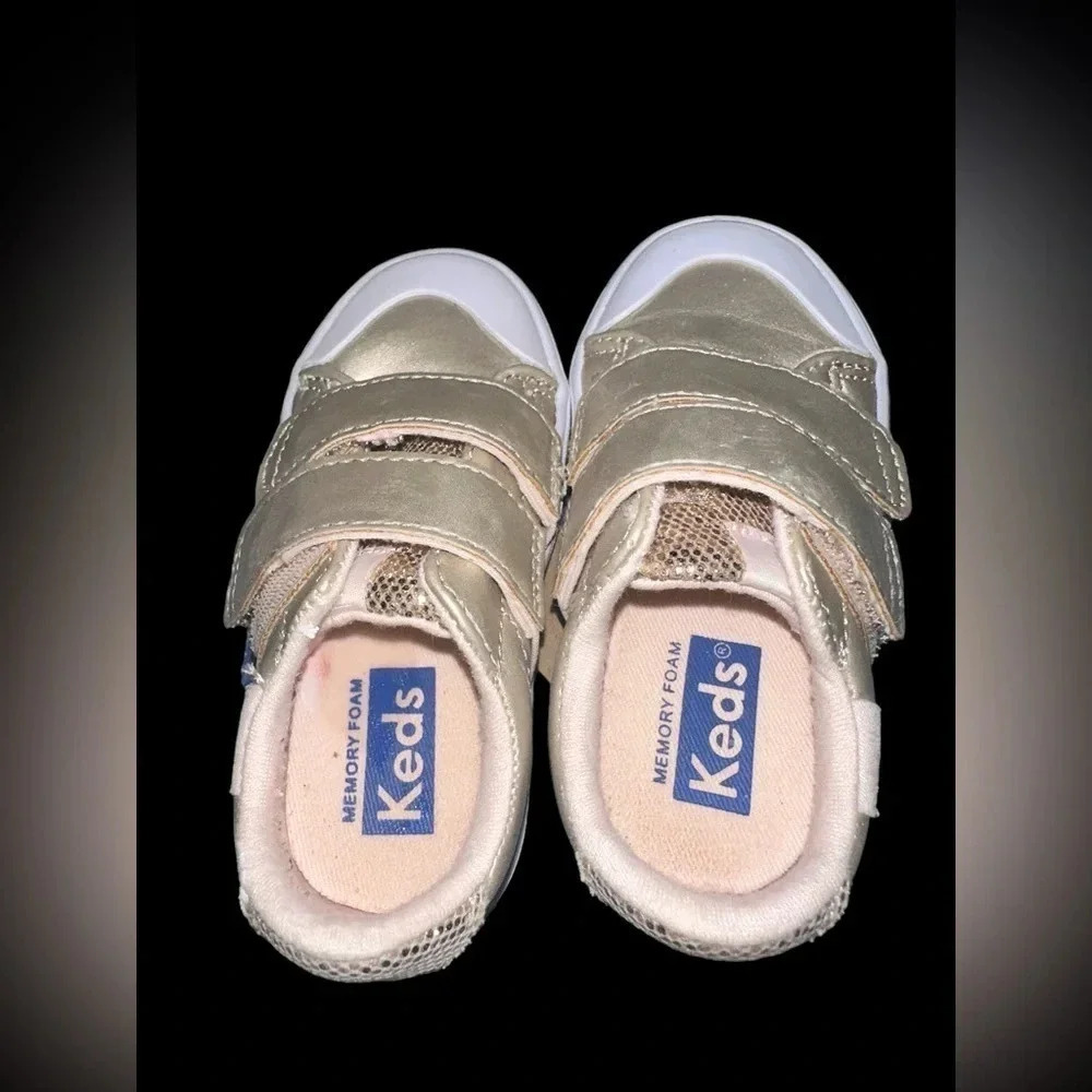 Keds Courtney H&L Sneaker - Rose Gold size 5 - Picture 7 of 10